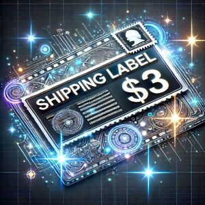 shipping label $3